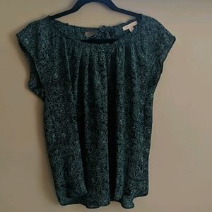 Lauren conrad short sleeve scoop neck blouse